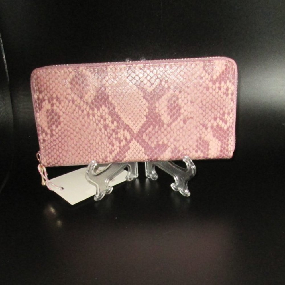 Wallet Python Print Blush - Picture 3 of 7